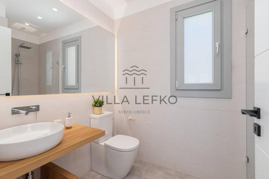 Villa Lefko Mégas Yialós-Nítes エクステリア 写真