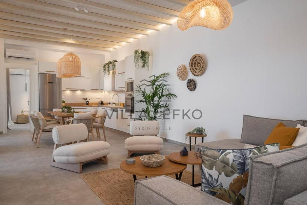 Villa Lefko Mégas Yialós-Nítes エクステリア 写真