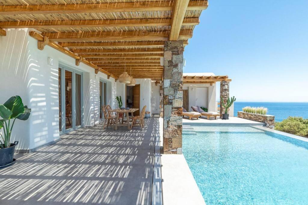 Villa Lefko Mégas Yialós-Nítes エクステリア 写真