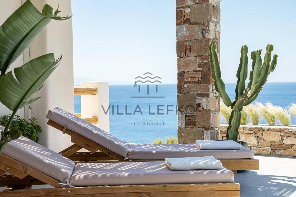 Villa Lefko Mégas Yialós-Nítes エクステリア 写真
