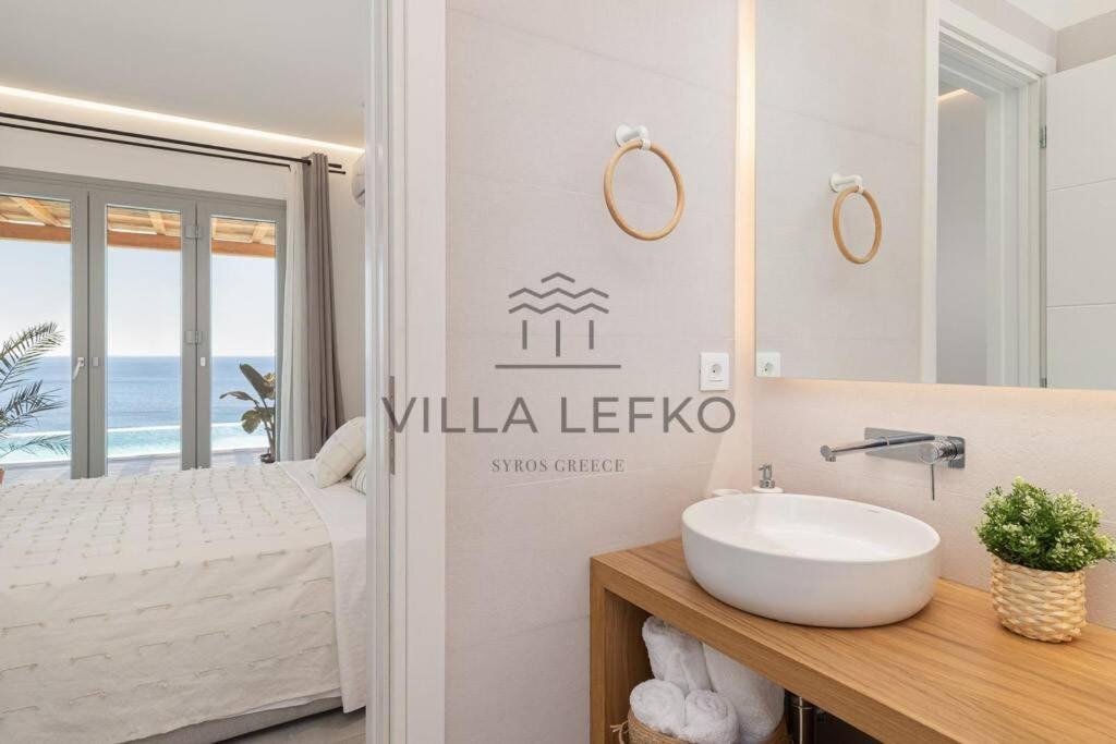 Villa Lefko Mégas Yialós-Nítes エクステリア 写真