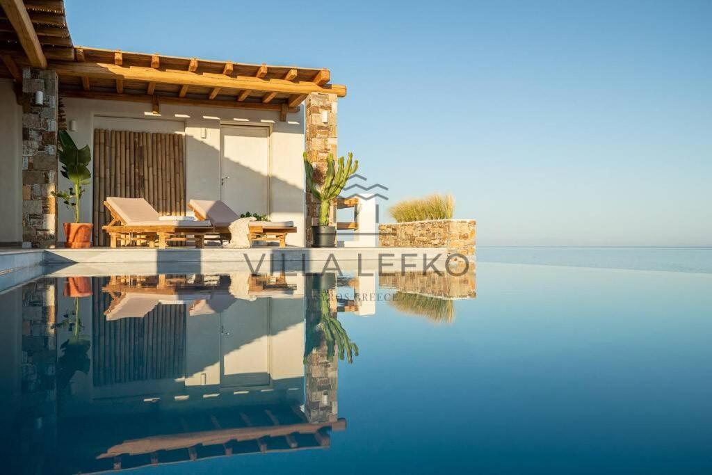 Villa Lefko Mégas Yialós-Nítes エクステリア 写真