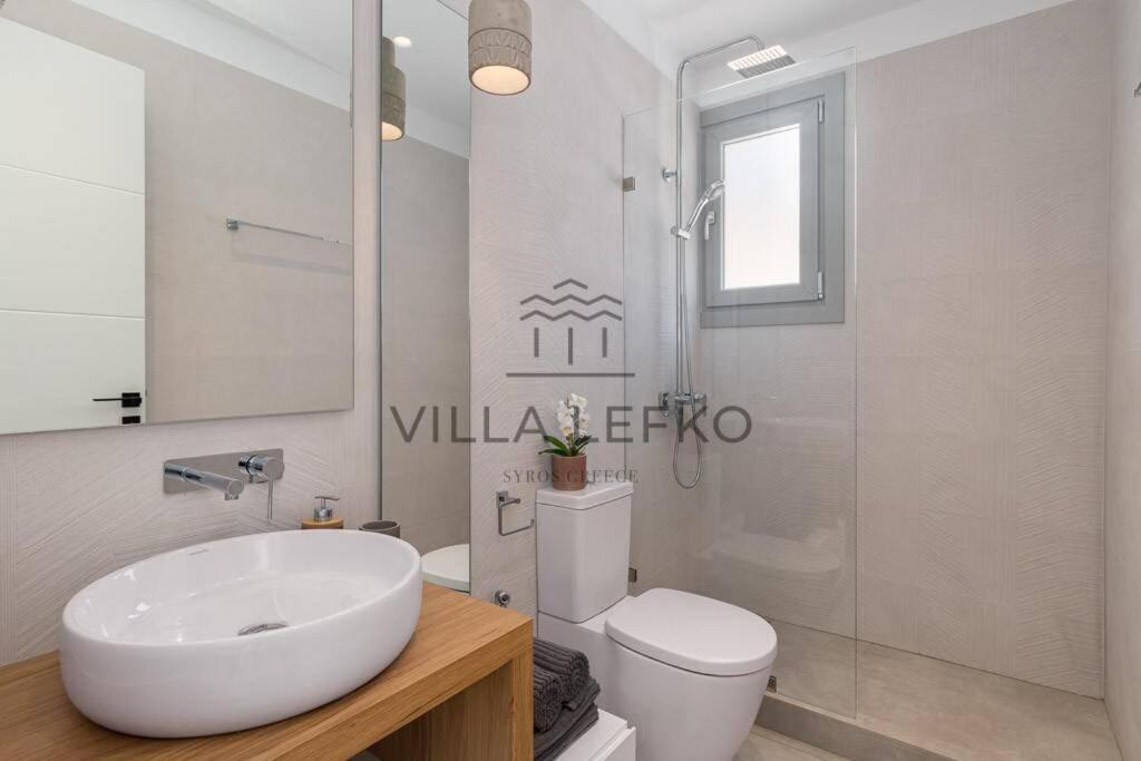 Villa Lefko Mégas Yialós-Nítes エクステリア 写真